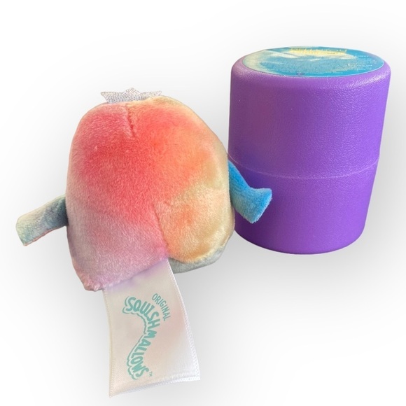 Squishmallows Micromallow Tomara the Penguin 2.5” Plush Tie Dye NEW - Picture 2 of 5